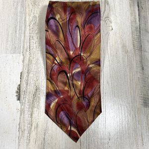 J. Garcia Lunch Collection Twenty-Seven Men's 100% Silk Neck Tie Abstract Artsy